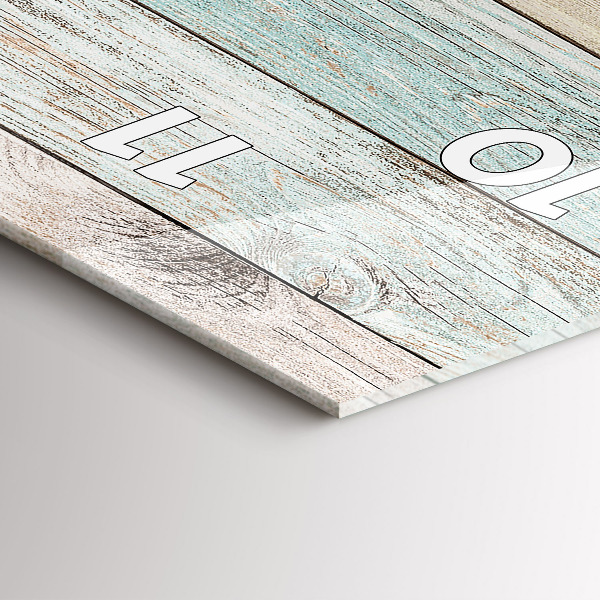 Modern vertical wall clock Colorful boards