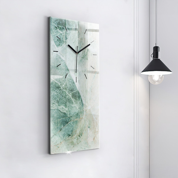 Modern vertical wall clock Marble Stone Texture