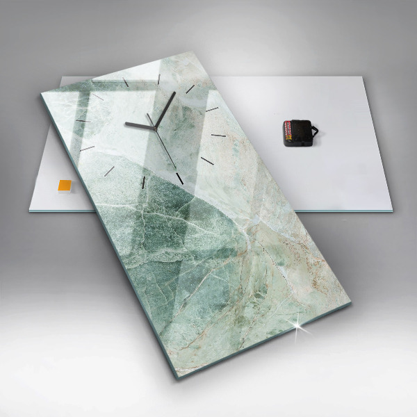Modern vertical wall clock Marble Stone Texture