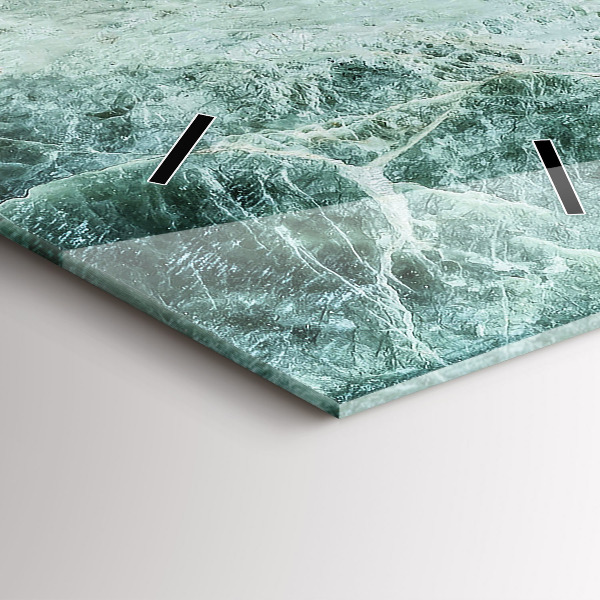 Modern vertical wall clock Marble Stone Texture