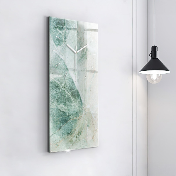 Modern vertical wall clock Marble Stone Texture