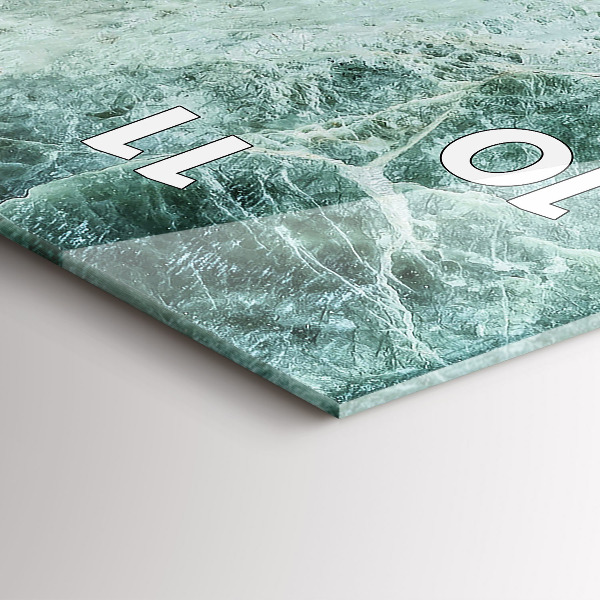 Modern vertical wall clock Marble Stone Texture