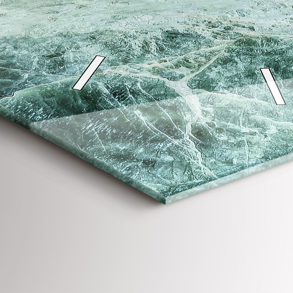 Modern vertical wall clock Marble Stone Texture