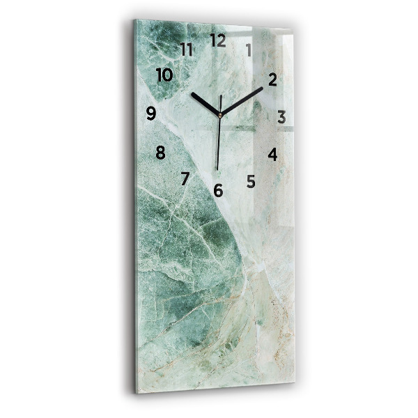 Modern vertical wall clock Marble Stone Texture