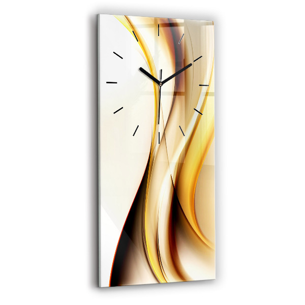 Modern vertical wall clock Abstract wave