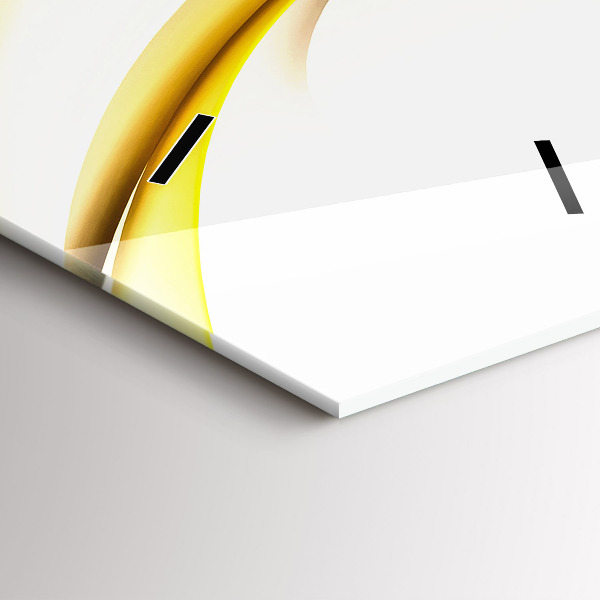 Modern vertical wall clock Abstract wave