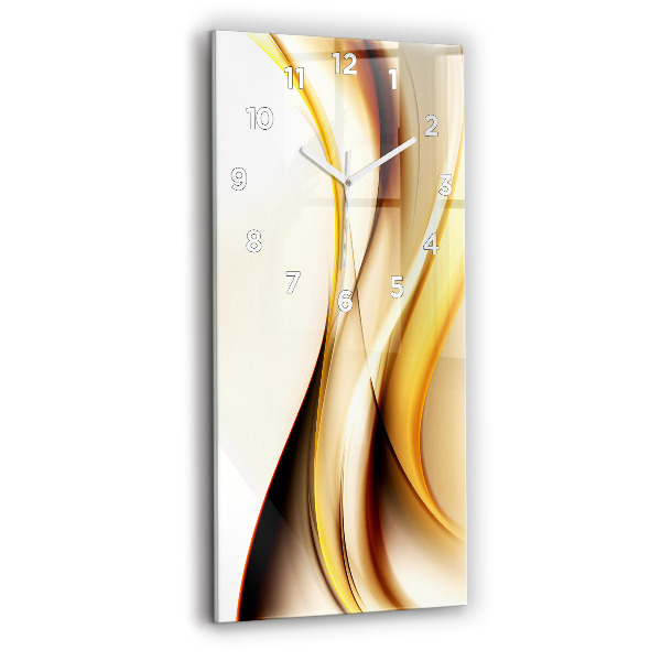 Modern vertical wall clock Abstract wave
