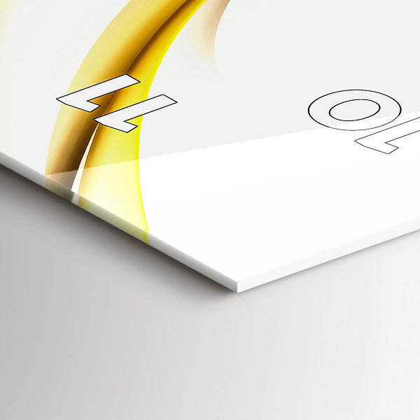 Modern vertical wall clock Abstract wave