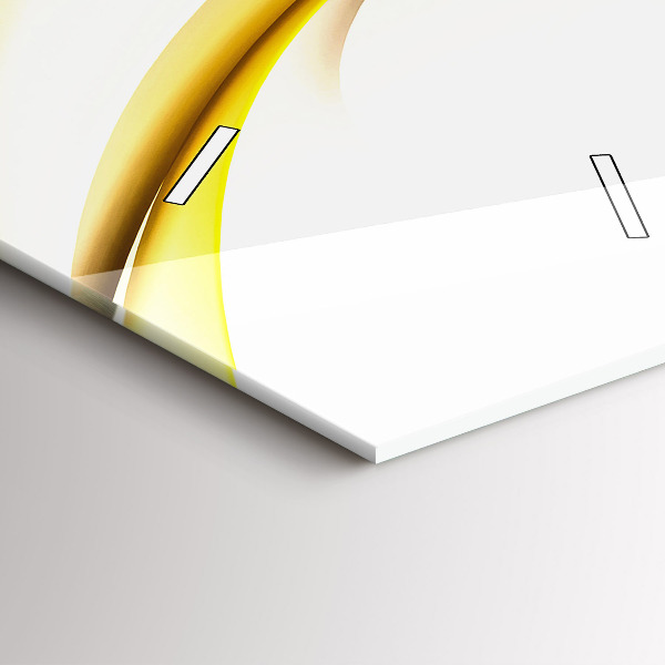 Modern vertical wall clock Abstract wave