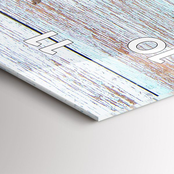 Modern vertical wall clock Pastel Wood