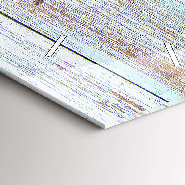 Modern vertical wall clock Pastel Wood