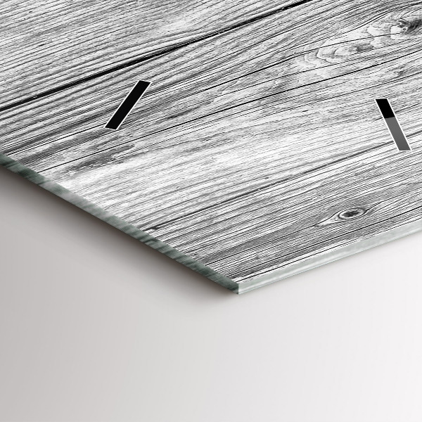 Modern vertical wall clock Wooden panels