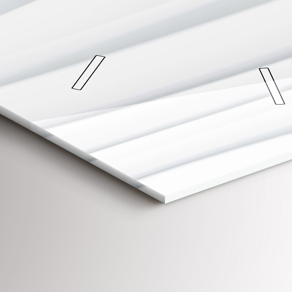 Modern vertical wall clock Waves texture