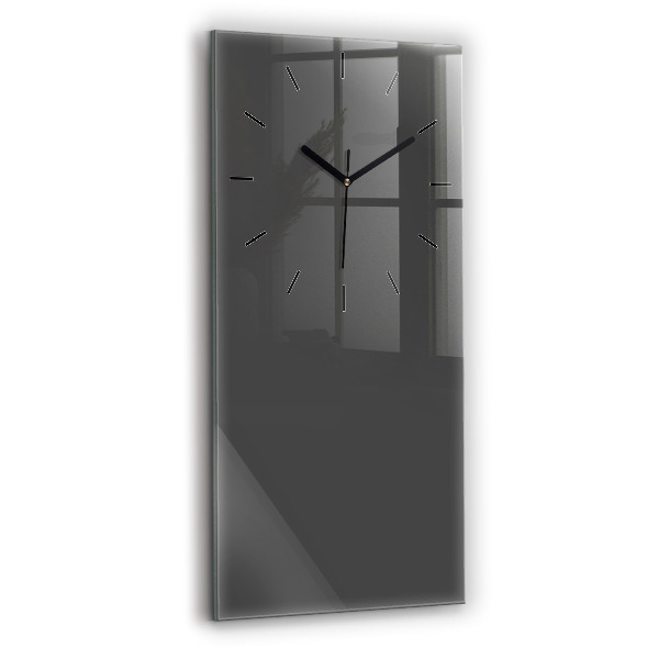 Modern vertical wall clock Color gray