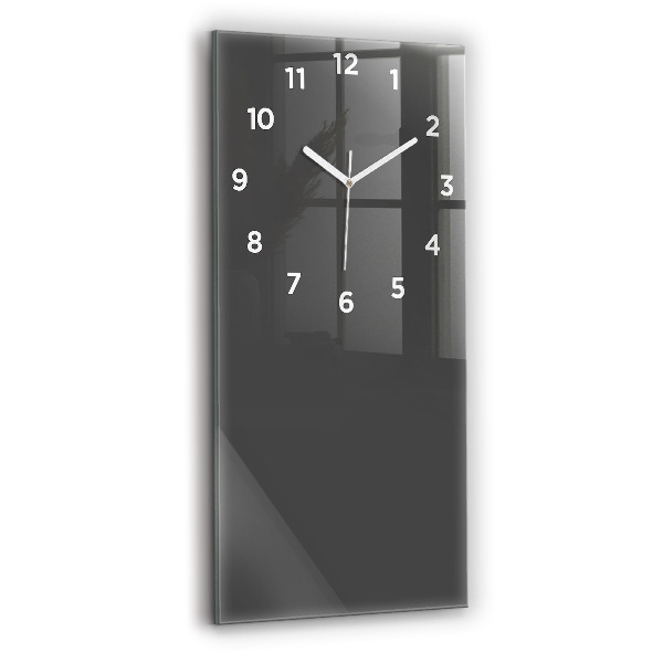Modern vertical wall clock Color gray