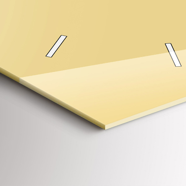 Modern vertical wall clock Cream color