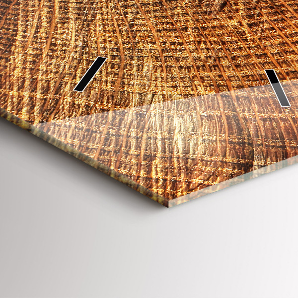 Modern vertical wall clock Old tree stump