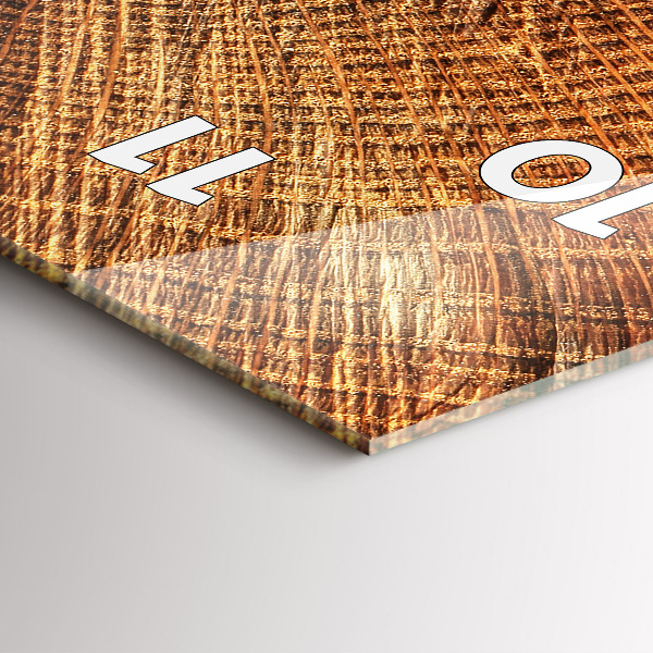 Modern vertical wall clock Old tree stump