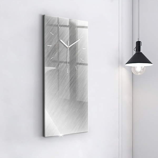 Modern vertical wall clock Metal wall