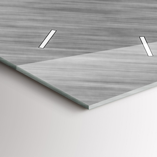 Modern vertical wall clock Metal wall