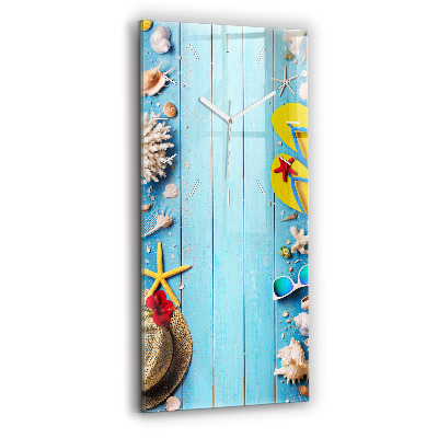 Modern vertical wall clock Beach accessories
