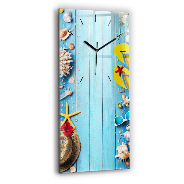 Modern vertical wall clock Beach accessories