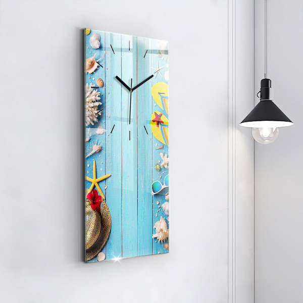 Modern vertical wall clock Beach accessories