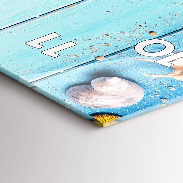 Modern vertical wall clock Beach accessories