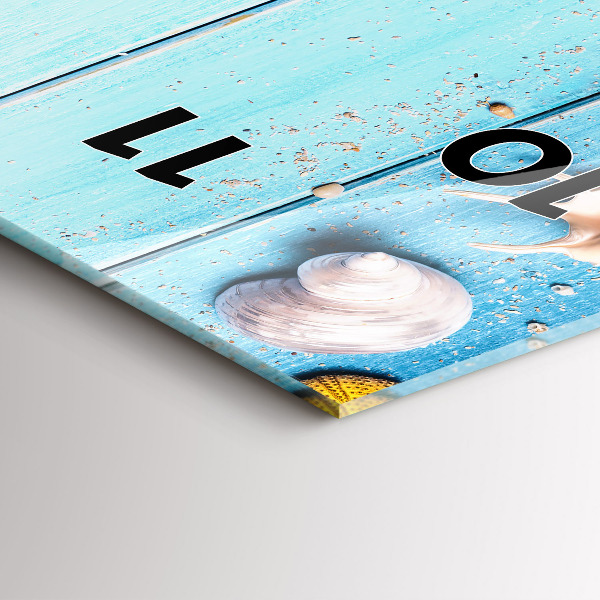 Modern vertical wall clock Beach accessories