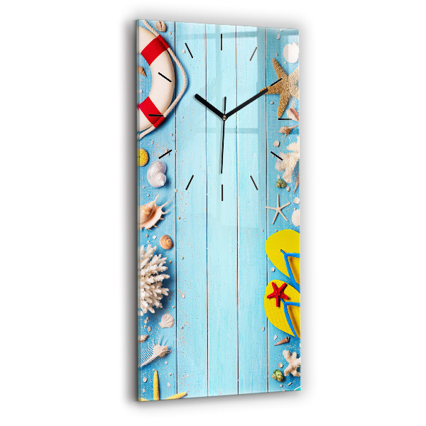 Modern vertical wall clock Beach accessories
