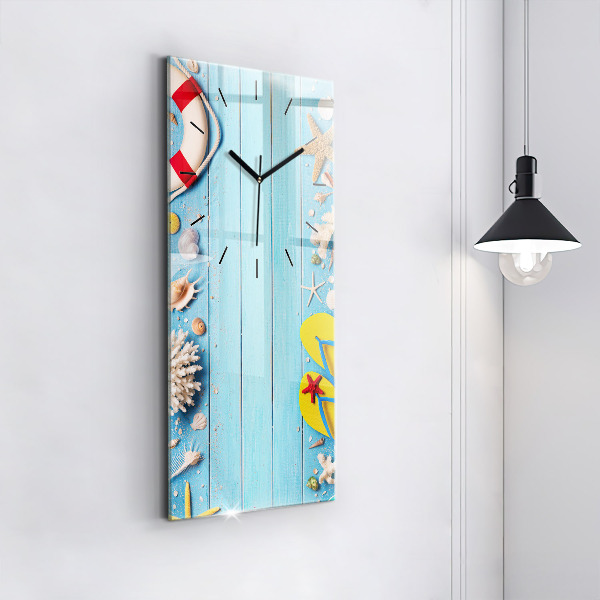 Modern vertical wall clock Beach accessories
