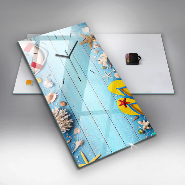 Modern vertical wall clock Beach accessories