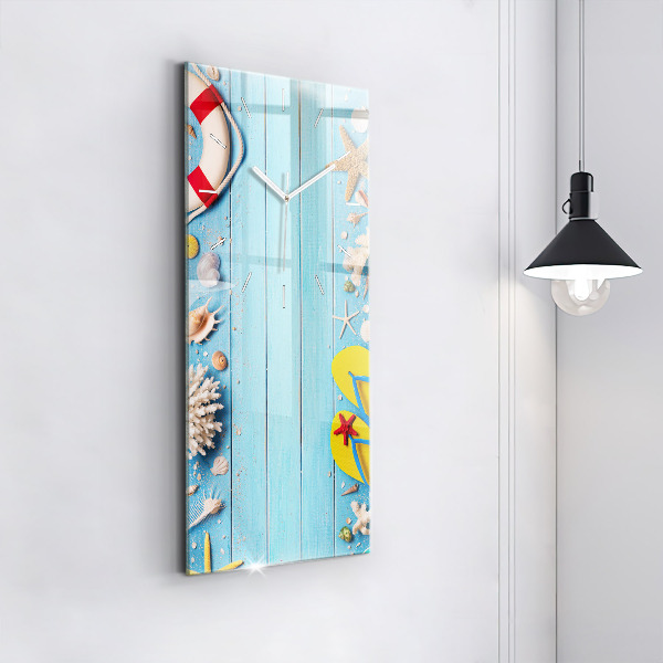 Modern vertical wall clock Beach accessories