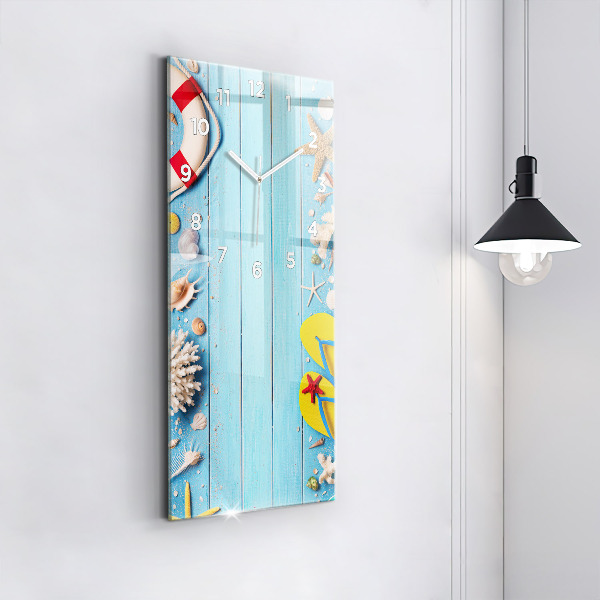 Modern vertical wall clock Beach accessories