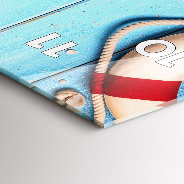 Modern vertical wall clock Beach accessories