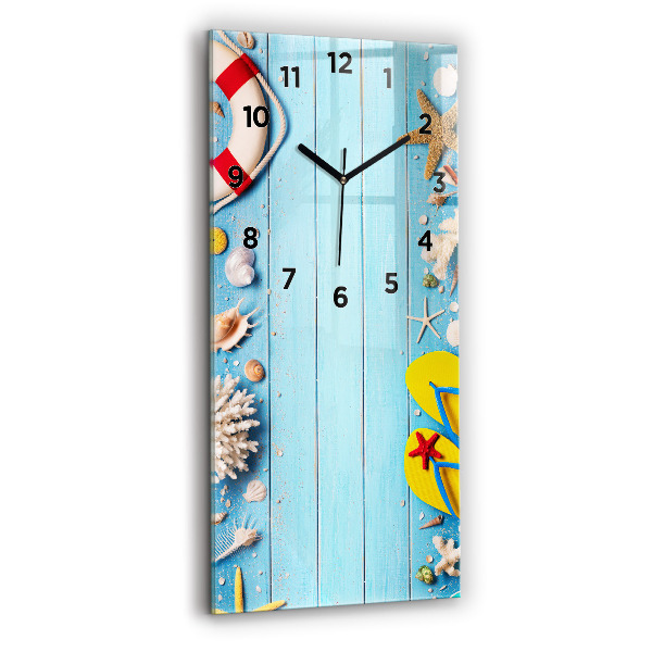Modern vertical wall clock Beach accessories