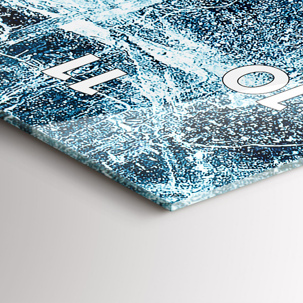 Modern vertical wall clock Frozen wall