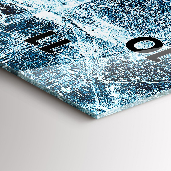 Modern vertical wall clock Frozen wall