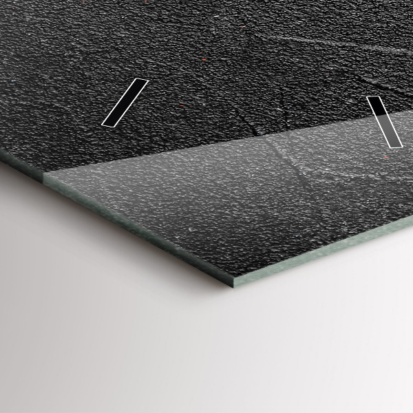 Modern vertical wall clock Red peppers