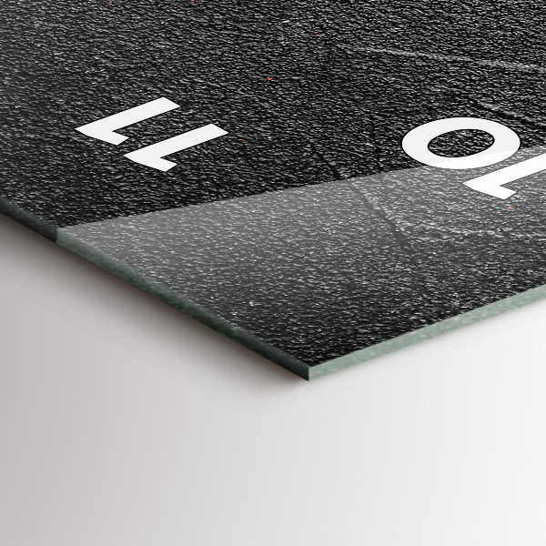 Modern vertical wall clock Red peppers