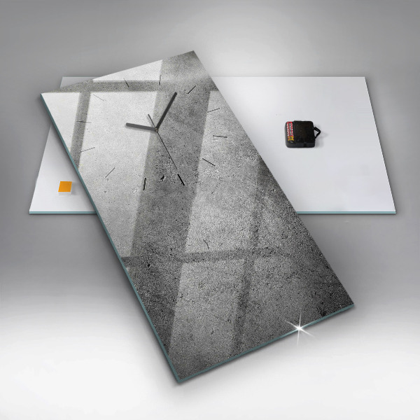 Modern vertical wall clock Industrial wall