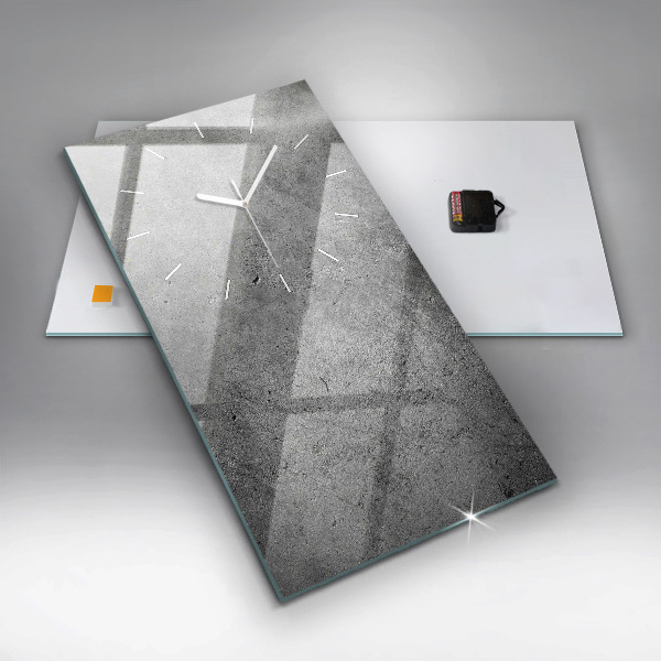 Modern vertical wall clock Industrial wall