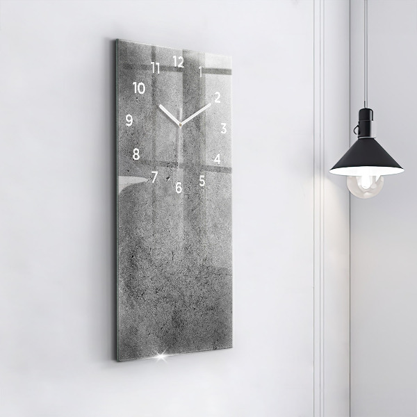 Modern vertical wall clock Industrial wall