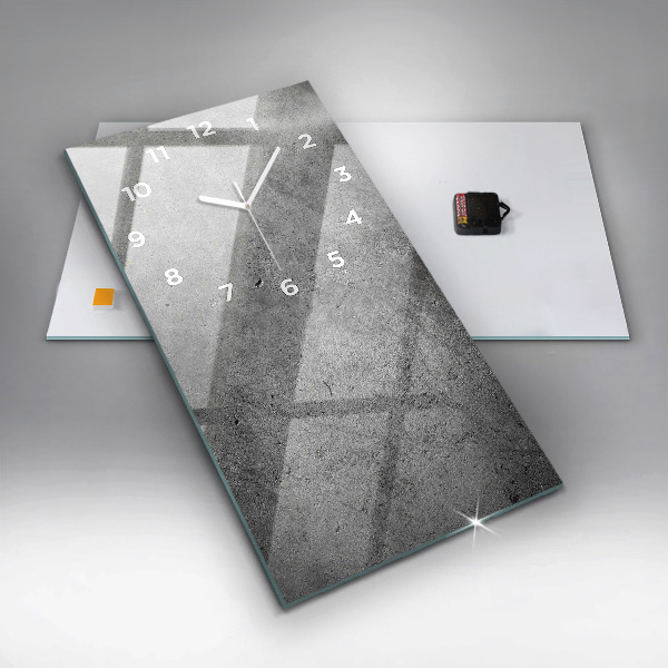 Modern vertical wall clock Industrial wall