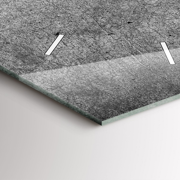 Modern vertical wall clock Industrial wall