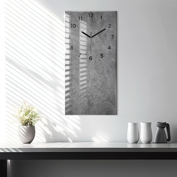 Modern vertical wall clock Industrial wall