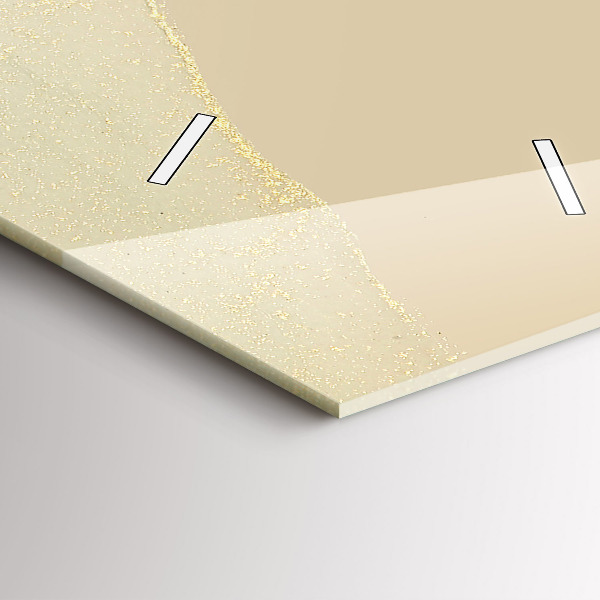 Modern vertical wall clock Abstraction of colors