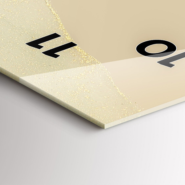 Modern vertical wall clock Abstraction of colors