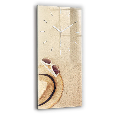 Modern vertical wall clock Golden abstraction