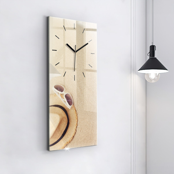 Modern vertical wall clock Golden abstraction